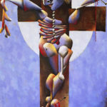 Acrylgemälde "Am Kreuz II"