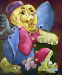 Acrylgemälde "Ambroise V."